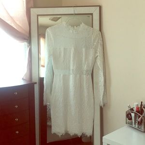Lulus white long sleeve dress